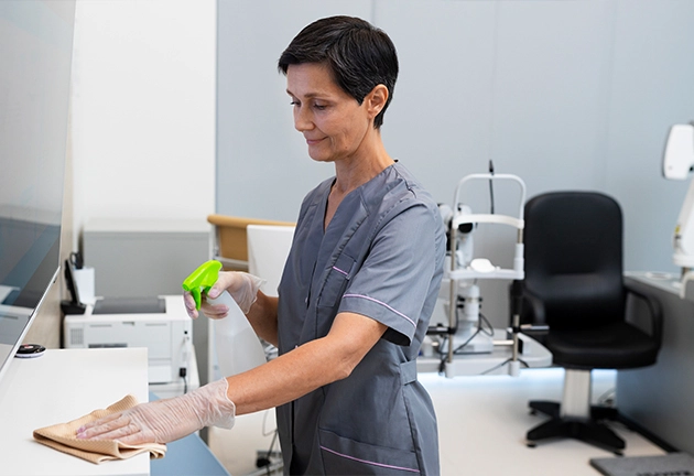 Nettoyage des établissements de santé